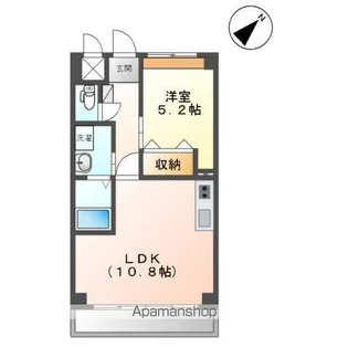 ホームメイト寿限無【2階】の間取り