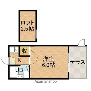 エイブル富田【2階】の間取り