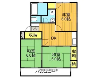 マシコハイツ【2階】の間取り