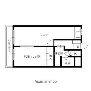 シャトレイズミ【2階】の間取り