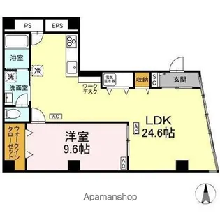 文具ハウスジャンボビル【3階】の間取り