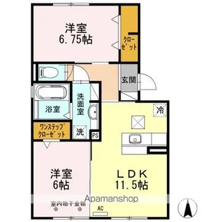 東五城ヒルズ【1階】の間取り