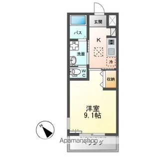 エンプレスⅡ【1階】の間取り