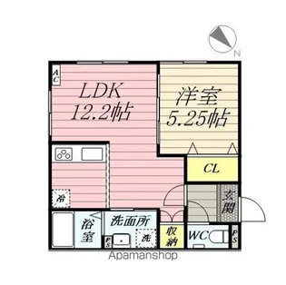 セレーノ泉【105号室】の間取り