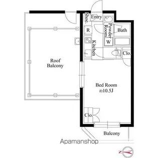 グランパセオ代々木上原Ⅱ【3階】の間取り
