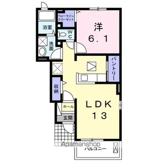 レジデンス オオギⅠ【1階】の間取り