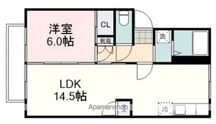 プレジール長崎【206号室】の間取り