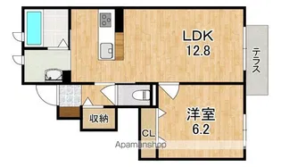 ルミエール【1階】の間取り