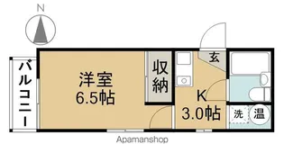 プレジール磯島【102号室】の間取り
