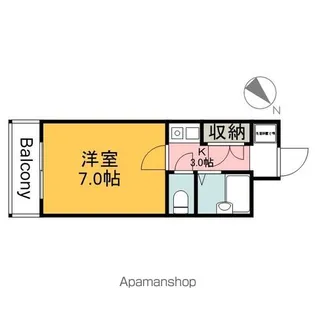 M’sleaKougominami【1階】の間取り