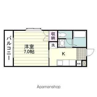 エスポワール21【401号室】の間取り