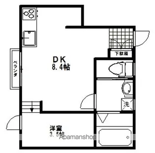プレゼントボックス【102号室】の間取り