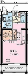 CALIFORNIA APT【902号室】の間取り