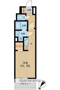日本橋ファーストレジデンス【2階】の間取り