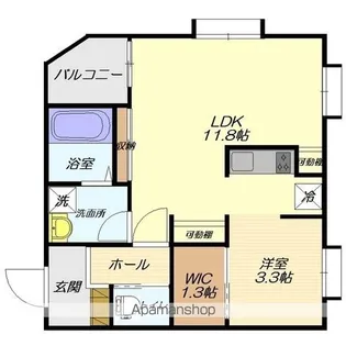 TUKURIE十日町【105号室】の間取り