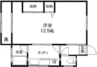 南風荘【D号室】の間取り