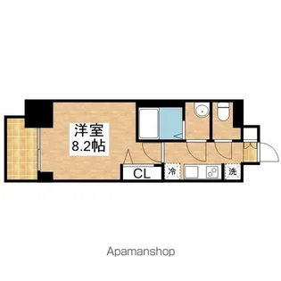 プレサンス広小路通パルス【5階】の間取り