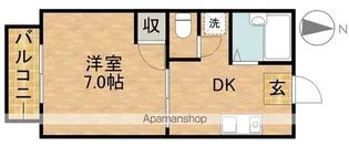 セジュールK【2階】の間取り