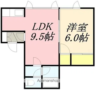 もみの木ハウスA【201号室】の間取り