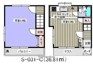 ローズガーデン【1階】の間取り