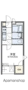 レオネクストグリーンハウス江波【2階】の間取り