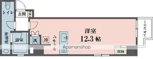 アムス四谷三丁目【6階】の間取り