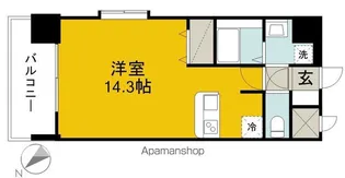 シルキーヴェール小坂【901号室号室】の間取り