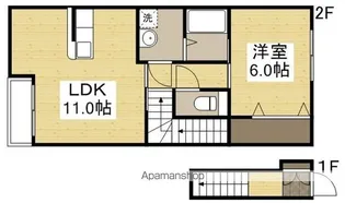 プライム高島駅前【2階】の間取り