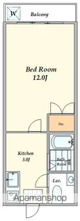 第1マンション四谷【1階】の間取り