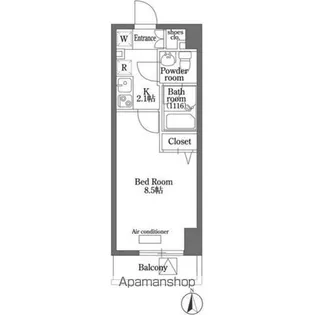 プランドル明大前【3階】の間取り