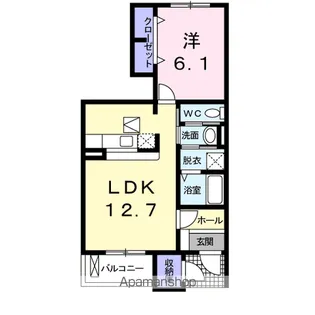 ブリリアン エステート・IA棟【1階】の間取り