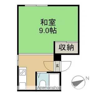 メゾン・ド・ソレイユ2【G号室】の間取り
