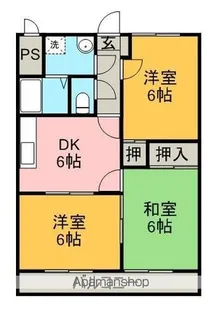 F.K2【3階】の間取り