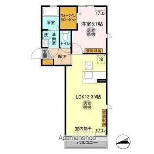 フェリーチェ【1階】の間取り
