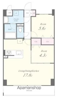 LIER A LAVENIR【7階】の間取り