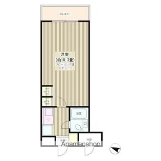 ピュアハイム本田【4階】の間取り