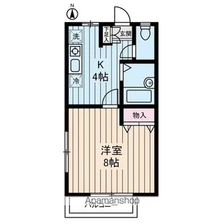 エコーハイム【202号室】の間取り