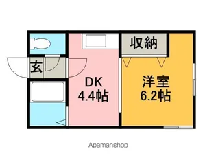 メゾンリッチ【1階】の間取り