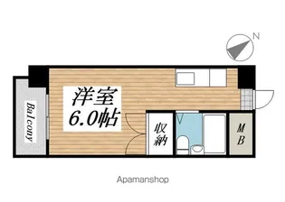 ロワールイン下到津【1階】の間取り