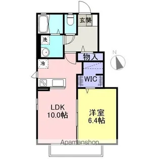 GLITZEN HEIM【1階】の間取り