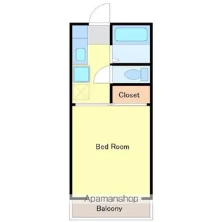 メゾン園白楽【102号室号室】の間取り