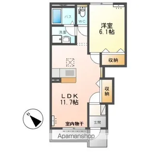 ノルン【1階】の間取り