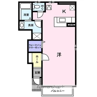 ラ・プリマベーラ【1階】の間取り