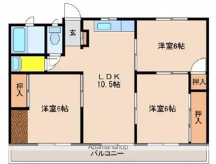 グランドヴィレッジ田吉【4階】の間取り