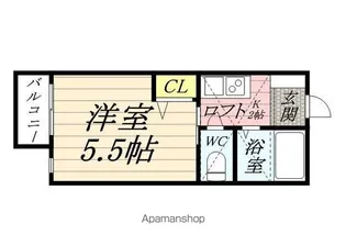 フェリーチェ岸谷イースト【2階】の間取り