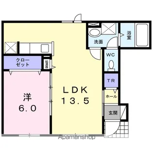 ジャスティ【1階】の間取り
