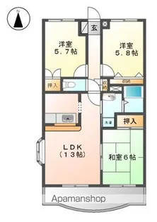 AVENIR【2階】の間取り