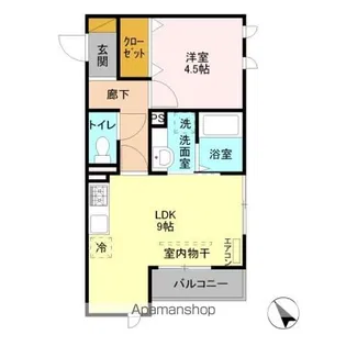 SAMIA川口元郷【2階】の間取り