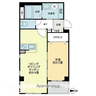 プランドール坂出駅前【3階】の間取り
