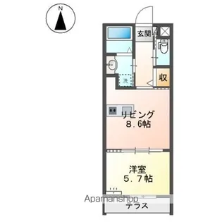 シャルム【2階】の間取り